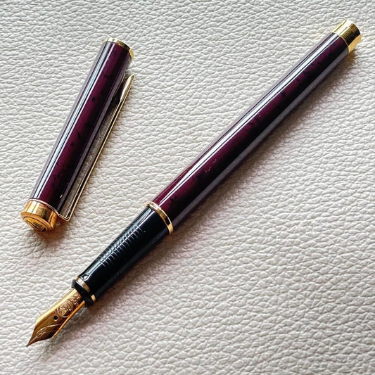 Pelikan Vintage P381 Red Marble Fountain Pen VERY RARE