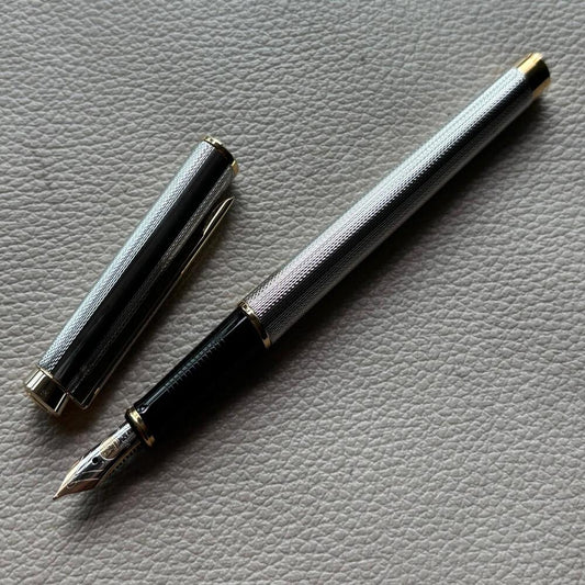 Pelikan Vintage P390 Silver Plated Fountain Pen VERY RARE