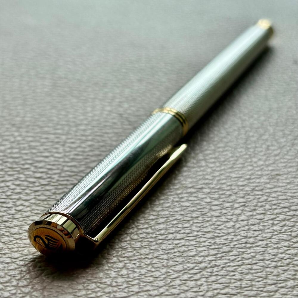 Pelikan Vintage P390 Silver Plated Fountain Pen VERY RARE
