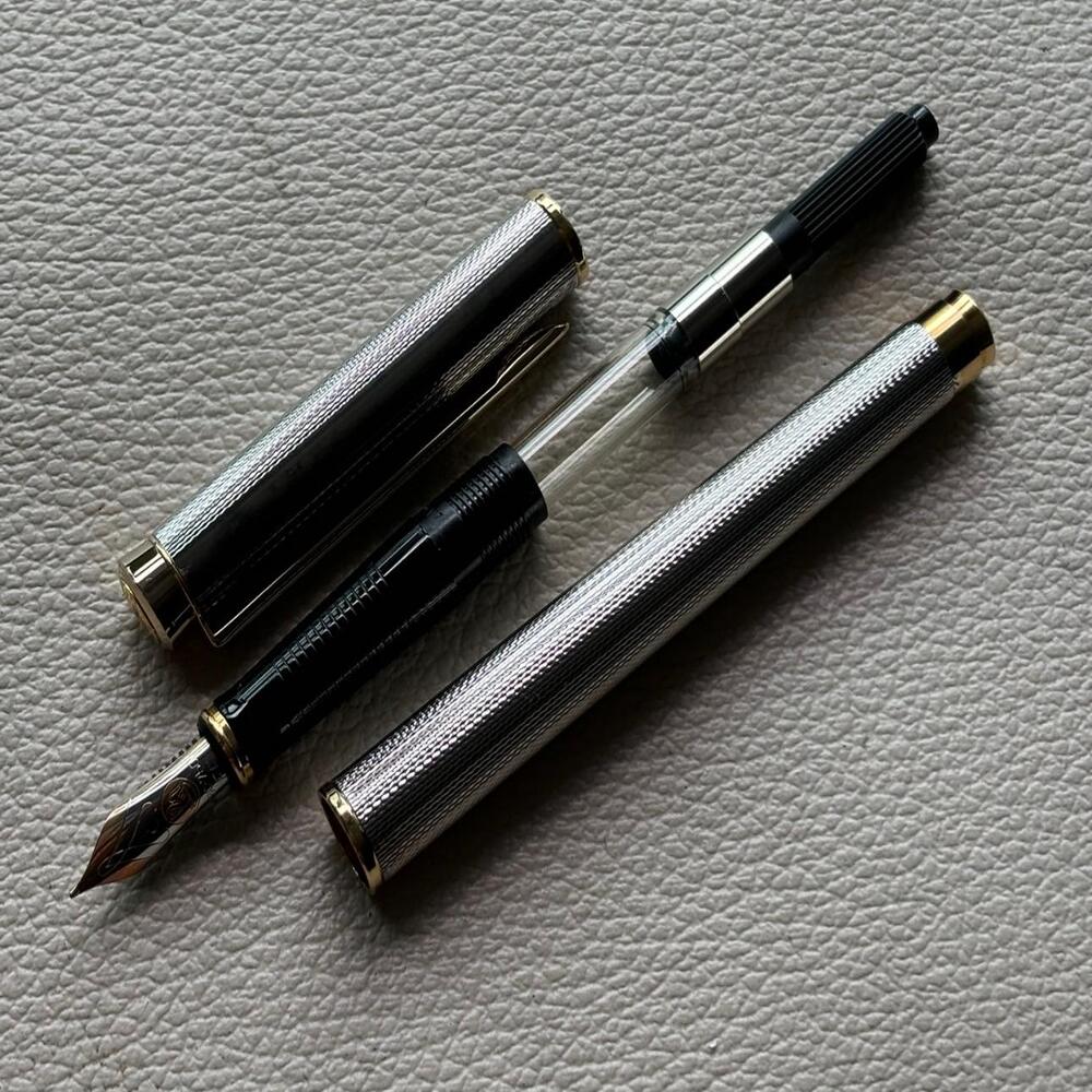 Pelikan Vintage P390 Silver Plated Fountain Pen VERY RARE