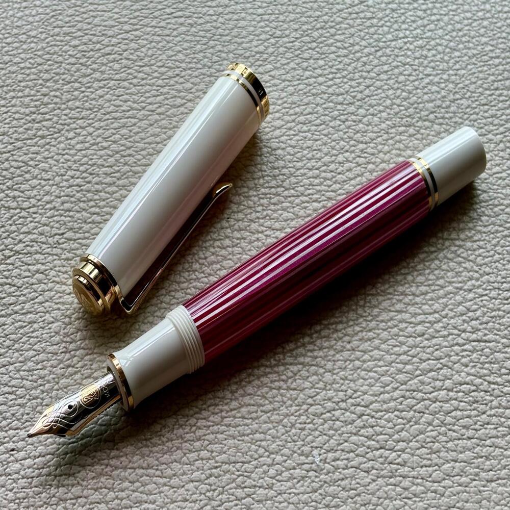 Pelikan M600 Pink White Fountain Pen Special Edition