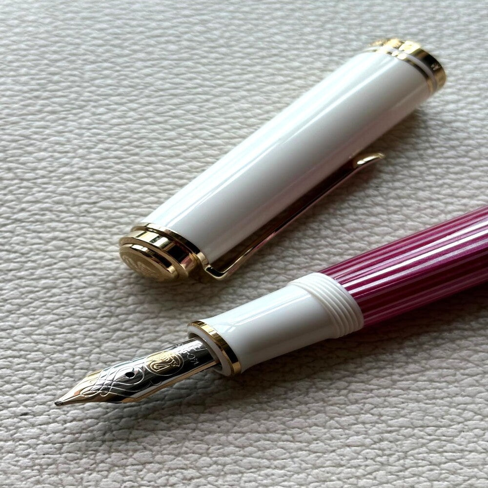 Pelikan M600 Pink White Fountain Pen Special Edition