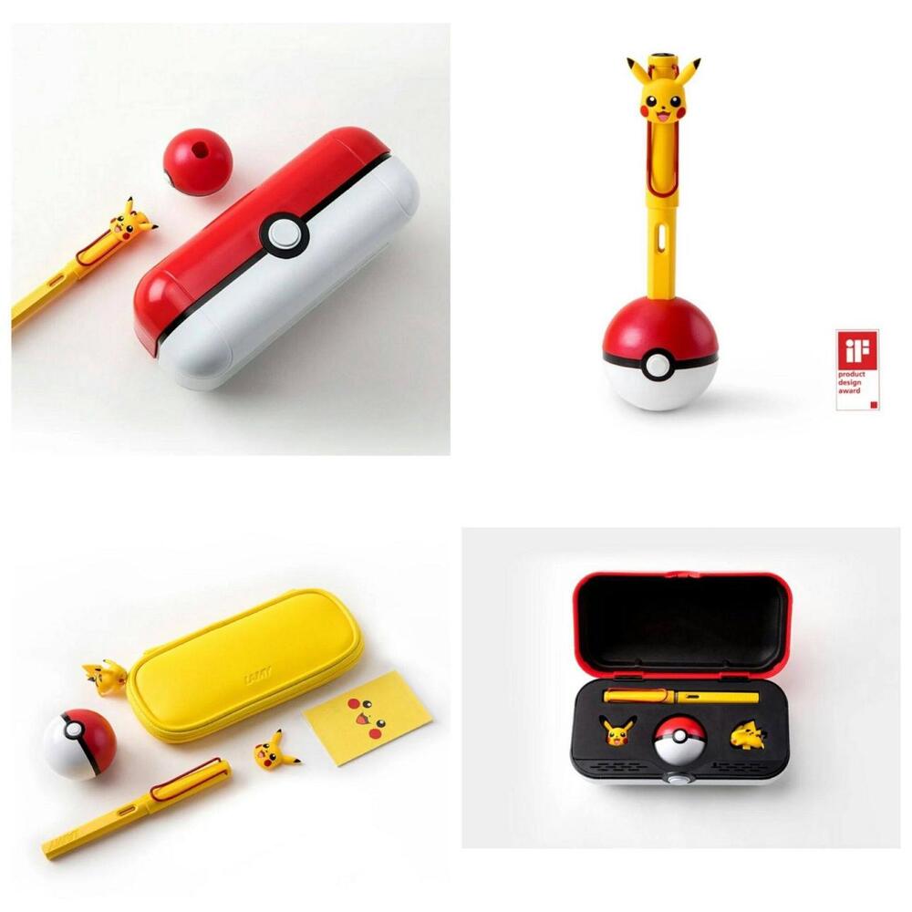 2018 Lamy Pokemon Yellow Red Clip Safari Fountain Pen Limited Edition Make for China