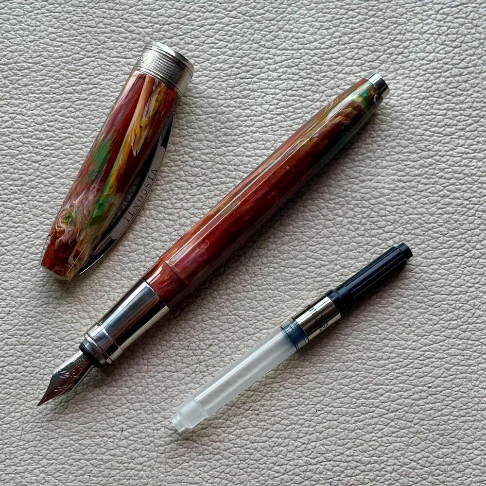 Visconti Van Gogh Pollard Willows with Palladium trim Fountain Pen