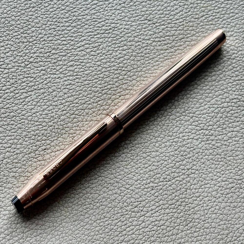 Cross Century 2 Rose Gold Rollerball Pen 14k Gold Discontinued.