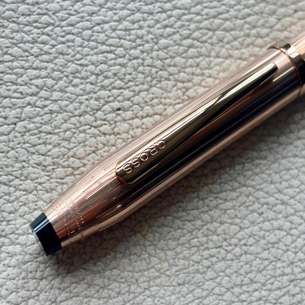 Cross Century 2 Rose Gold Rollerball Pen 14k Gold Discontinued.