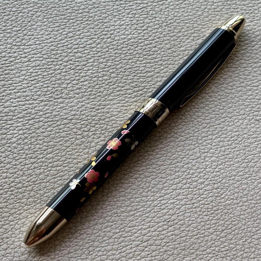 Platinum Double 3 Action 3 in 1 Maki-e Sakura Multi Function Pen