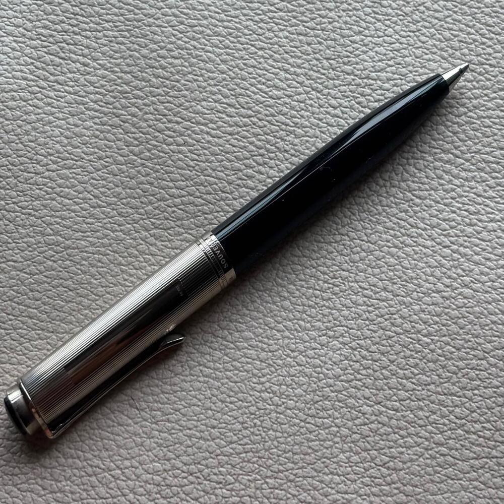 Pelikan K420 Silver Black Ballpoint Pen Discontinued Rare