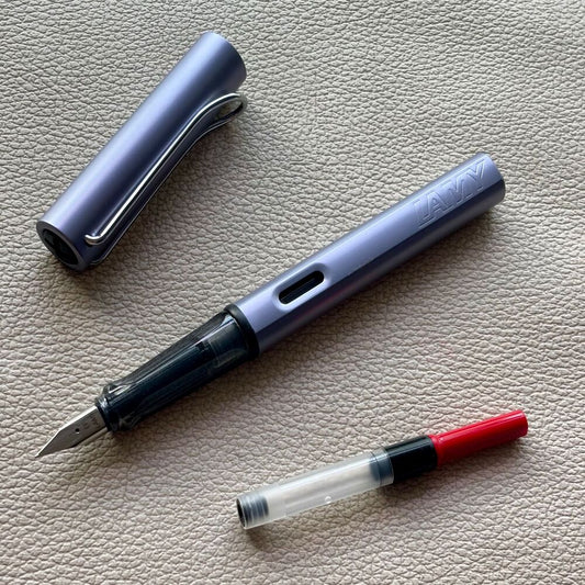 Lamy Silver Blue AL Star Fountain Pen Discontinued