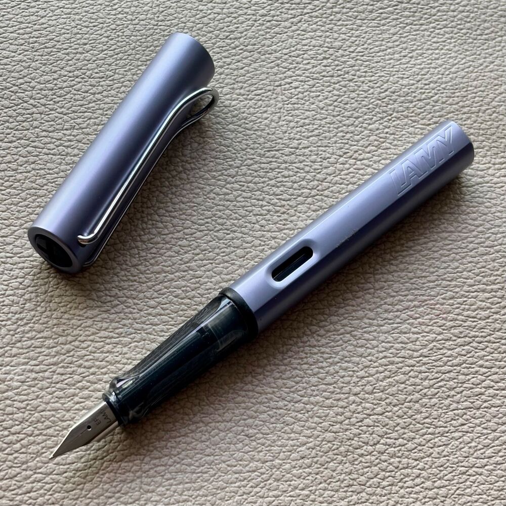 Lamy Silver Blue AL Star Fountain Pen Discontinued