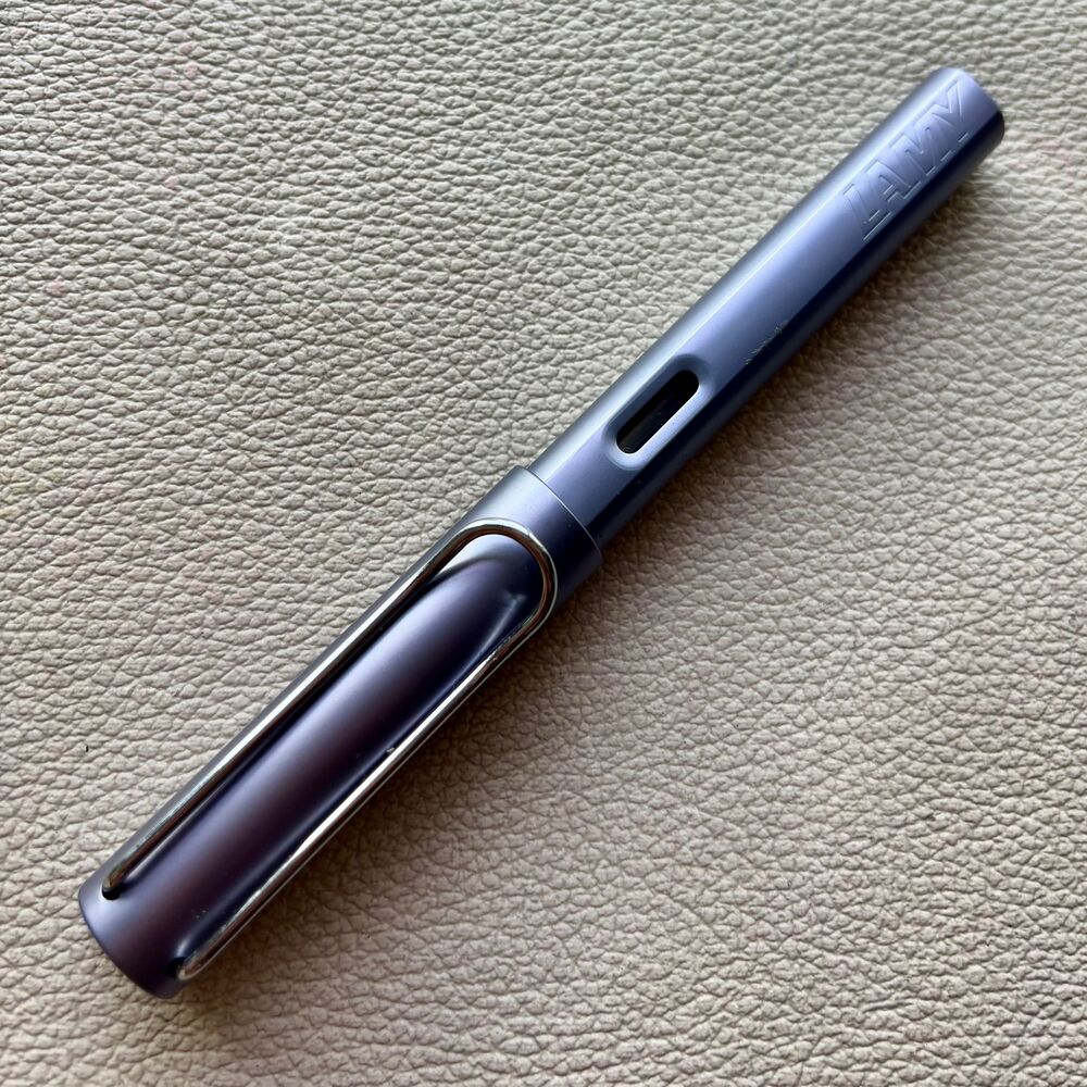 Lamy Silver Blue AL Star Fountain Pen Discontinued