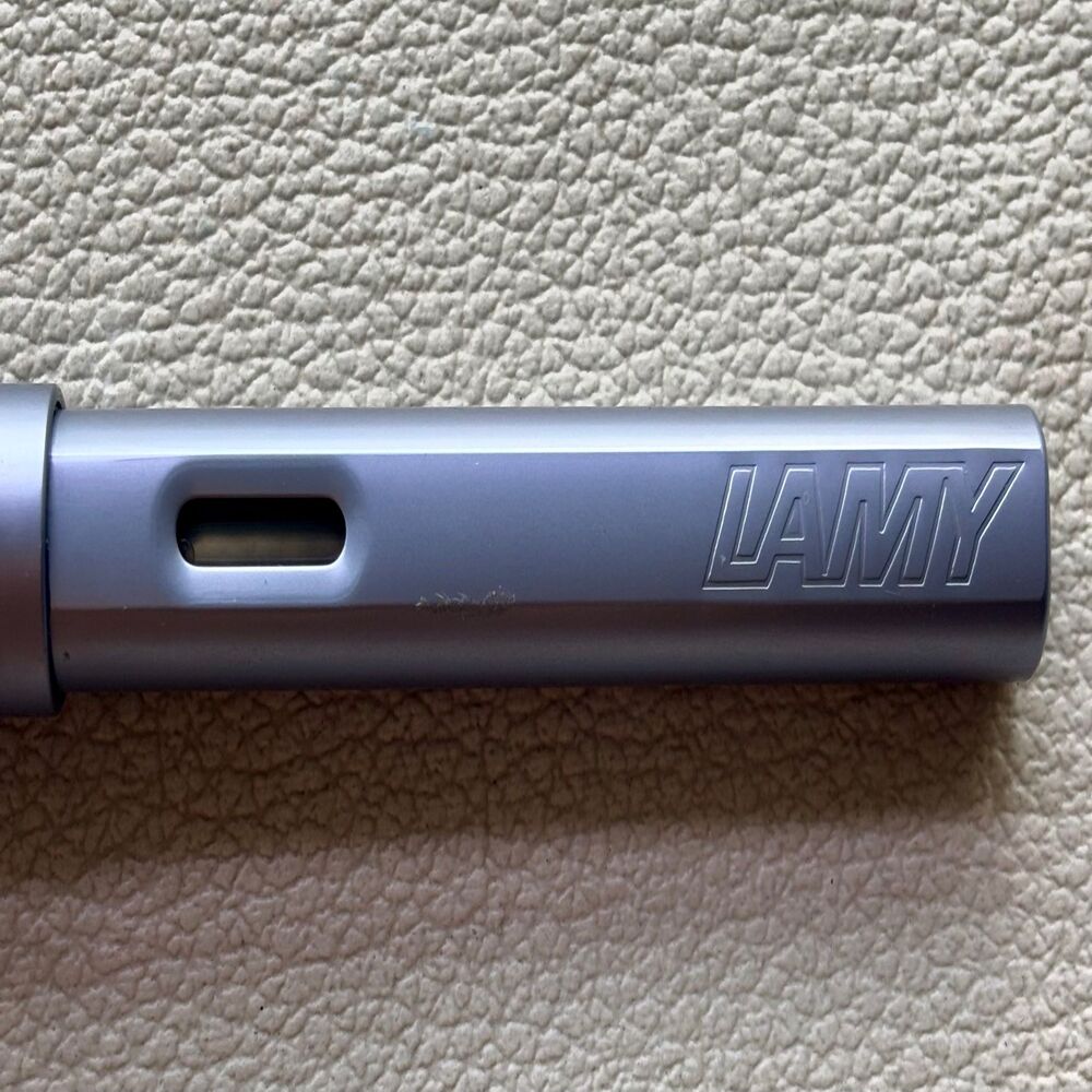 Lamy Silver Blue AL Star Fountain Pen Discontinued