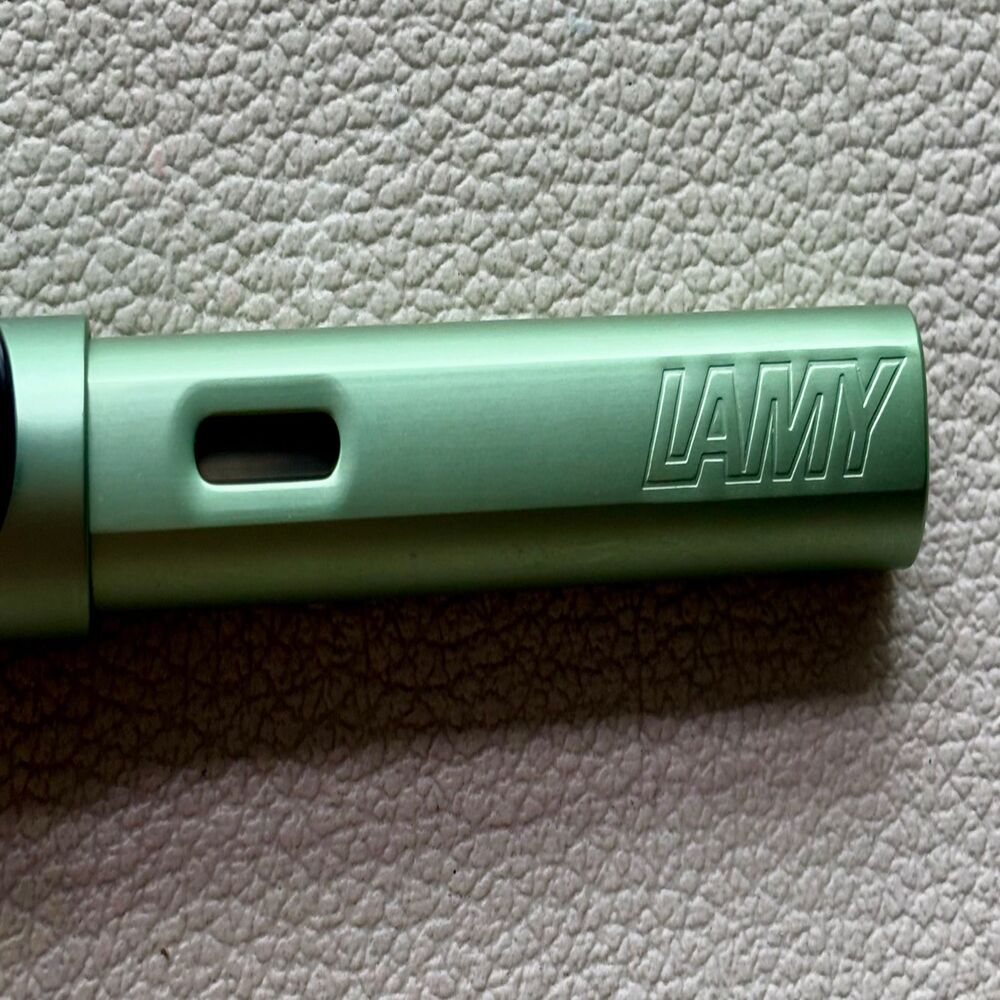 Lamy Silver Green Black Clip AL Star Fountain Pen + Ballpoint Pen Discontinued