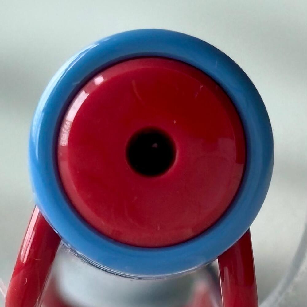 2006 Lamy Sky Blue Red Clip Safari Fountain Pen Red Dot Cap Limited Edition