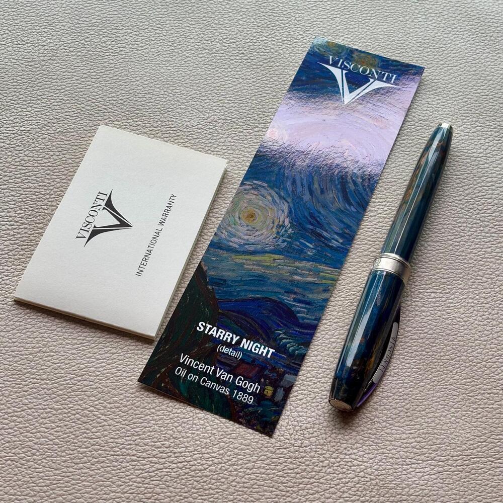Visconti Van Gogh Starry Night with Palladium trim Fountain Pen