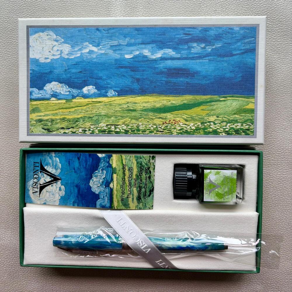 Visconti Van Gogh Wheatfield Under Thunder Clouds Fountain Pen Set