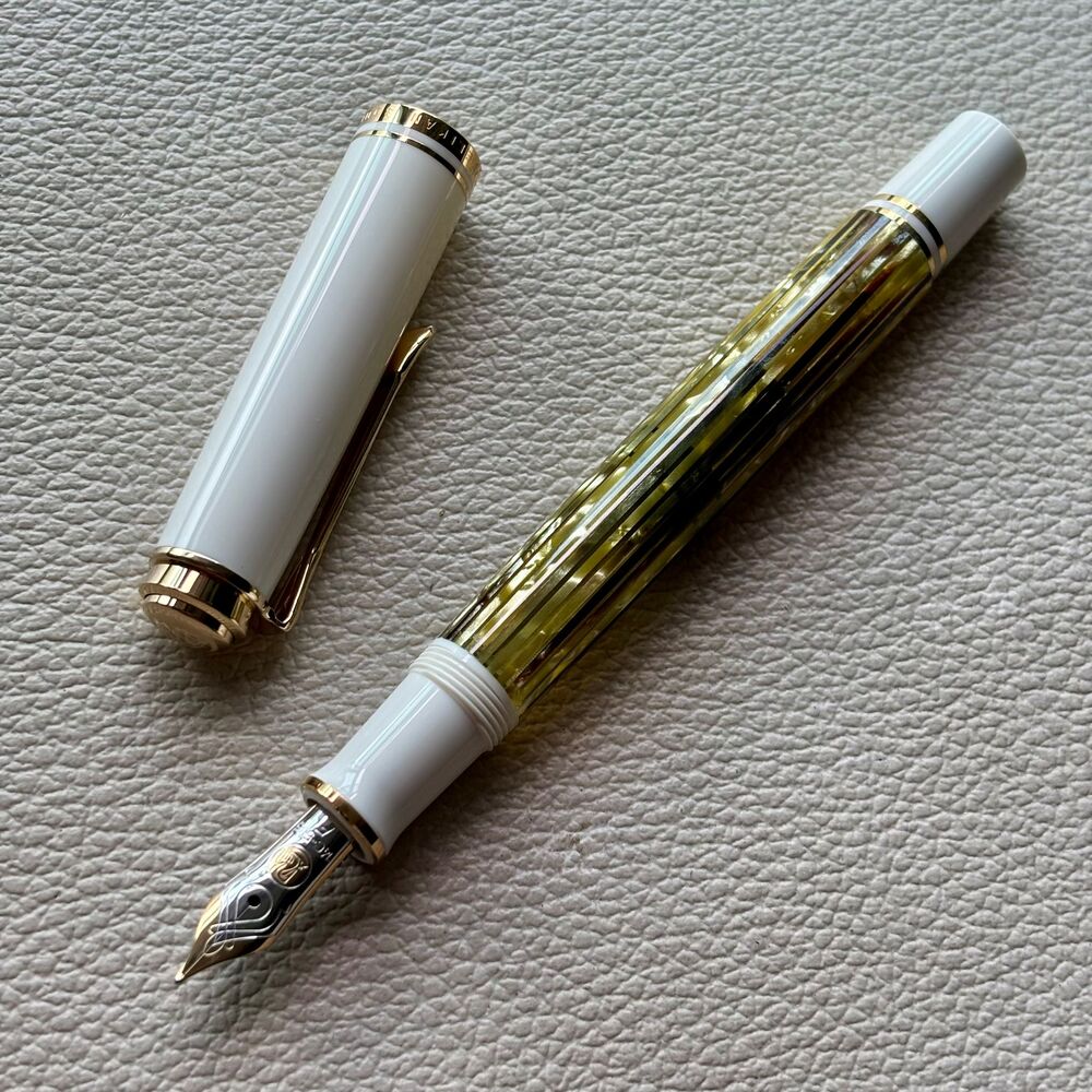 Pelikan M400 Tortoise White Fountain Pen