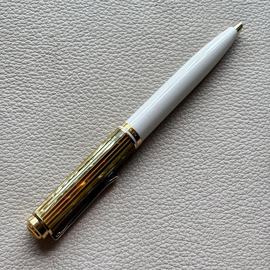 Pelikan K600 Tortoise White Ballpoint Pen Special Edition