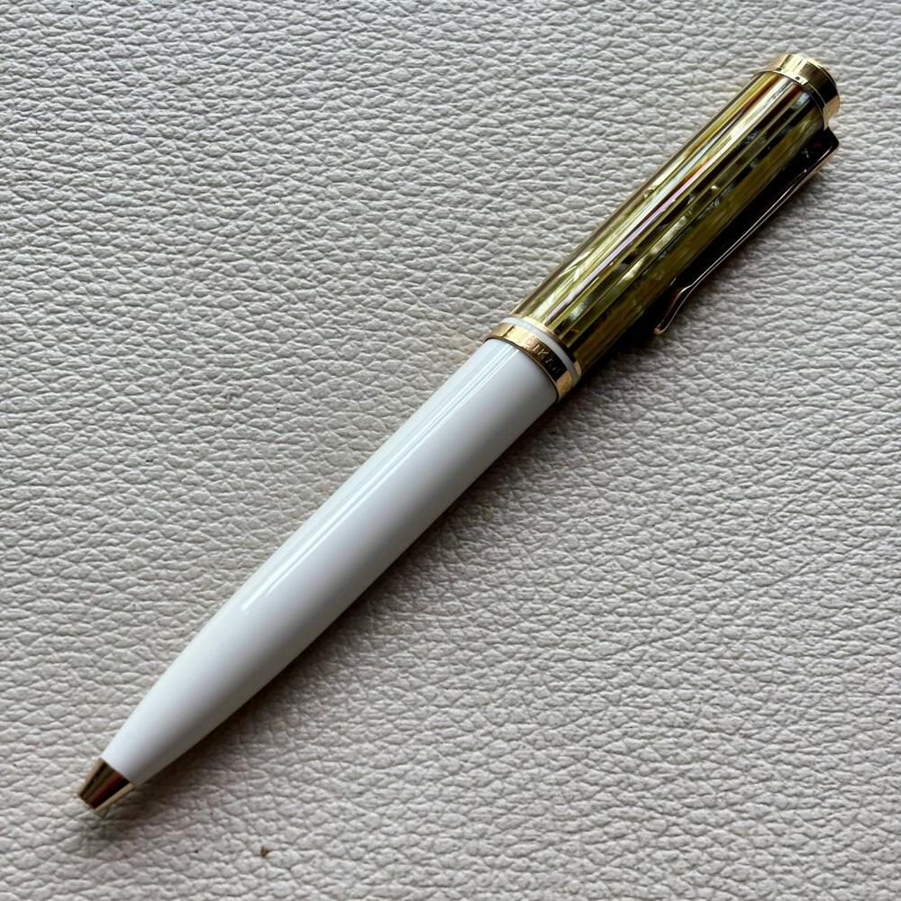 Pelikan K600 Tortoise White Ballpoint Pen Special Edition