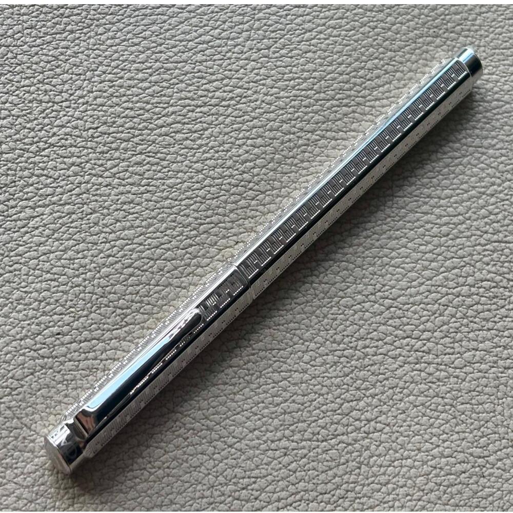 Caran d'Ache Type 55 Silver Plated Rollerball Pen