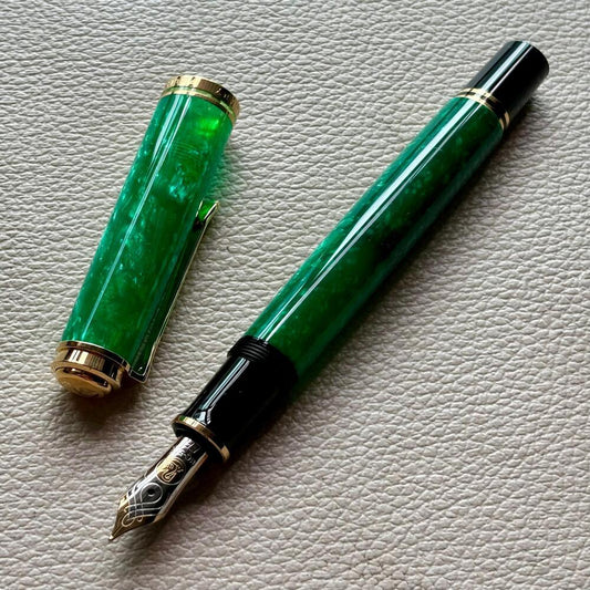 Pelikan M600 Vibrant Green Fountain Pen Special Edition