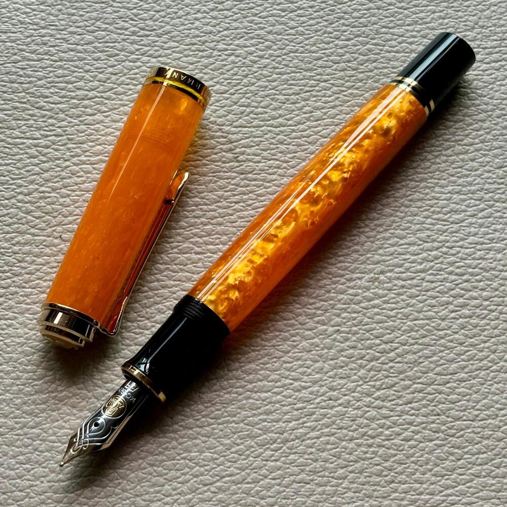 Pelikan M600 Vibrant Orange Fountain Pen Special Edition