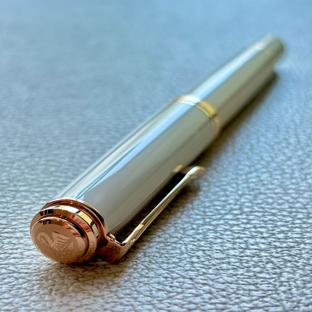 Pelikan M600 White & Rose Gold Fountain Pen Special Edition